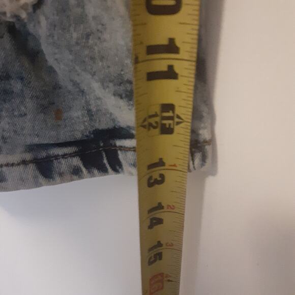 Another Hype Piece Jean Shorts Mens 42 Baggy Denim Short Y2K Distress Grunge AHP - Picture 13 of 13